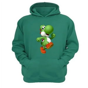 Genérico - Polerón Canguro Dinosaurio Plomeros Verde Aguamarina Talla Xs Unisex