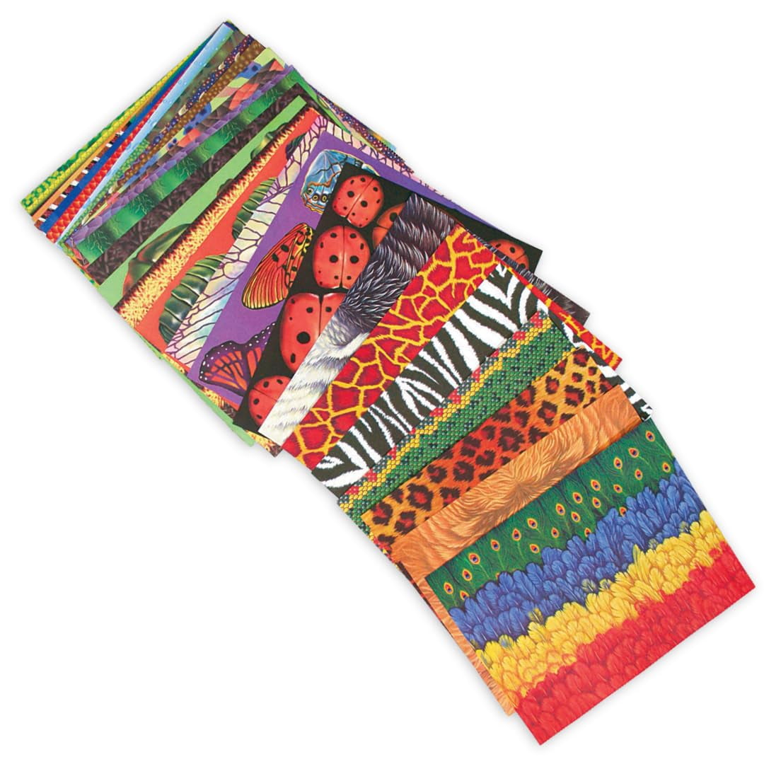 Papel Artesanal Roylco Creatures & Animals, 96 Hojas, 22 X 28 Cm