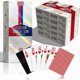 thumbnail image 1 of Cartas de Póker Ben Niu con Índice Jumbo - Juego de 10 Barajas de Plástico, 1 of 9