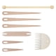 thumbnail image 4 of Kit De Herramientas De Tejido De Madera Para Telar, Tapicería Artesanal, Herramienta De Tapicería De Tejer, 4 of 5