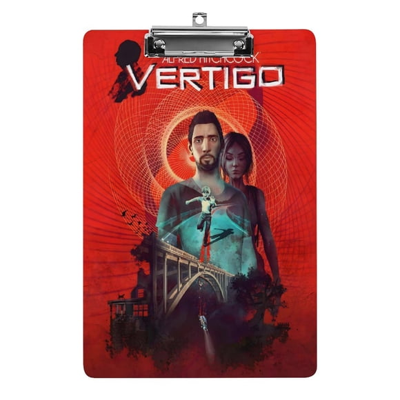 Vértigo Portapapeles de acrílico A4, tamaño carta estándar, carpeta con clip 31.8x 21.5CM para estudiantes, profesores y oficina