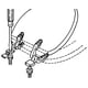 thumbnail image 2 of Bisagra para asiento de inodoro Plumb Pak PP835-34, plástico blanco, 10 x 13 cm, 2 of 2