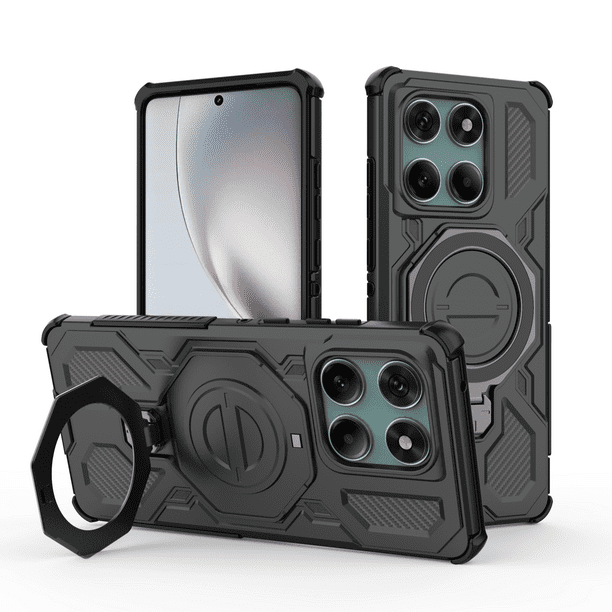 Funda FOXDOCK para Motorola Edge 60 Fusion 5G , magnética, ligera, soporte 360°, antigolpes