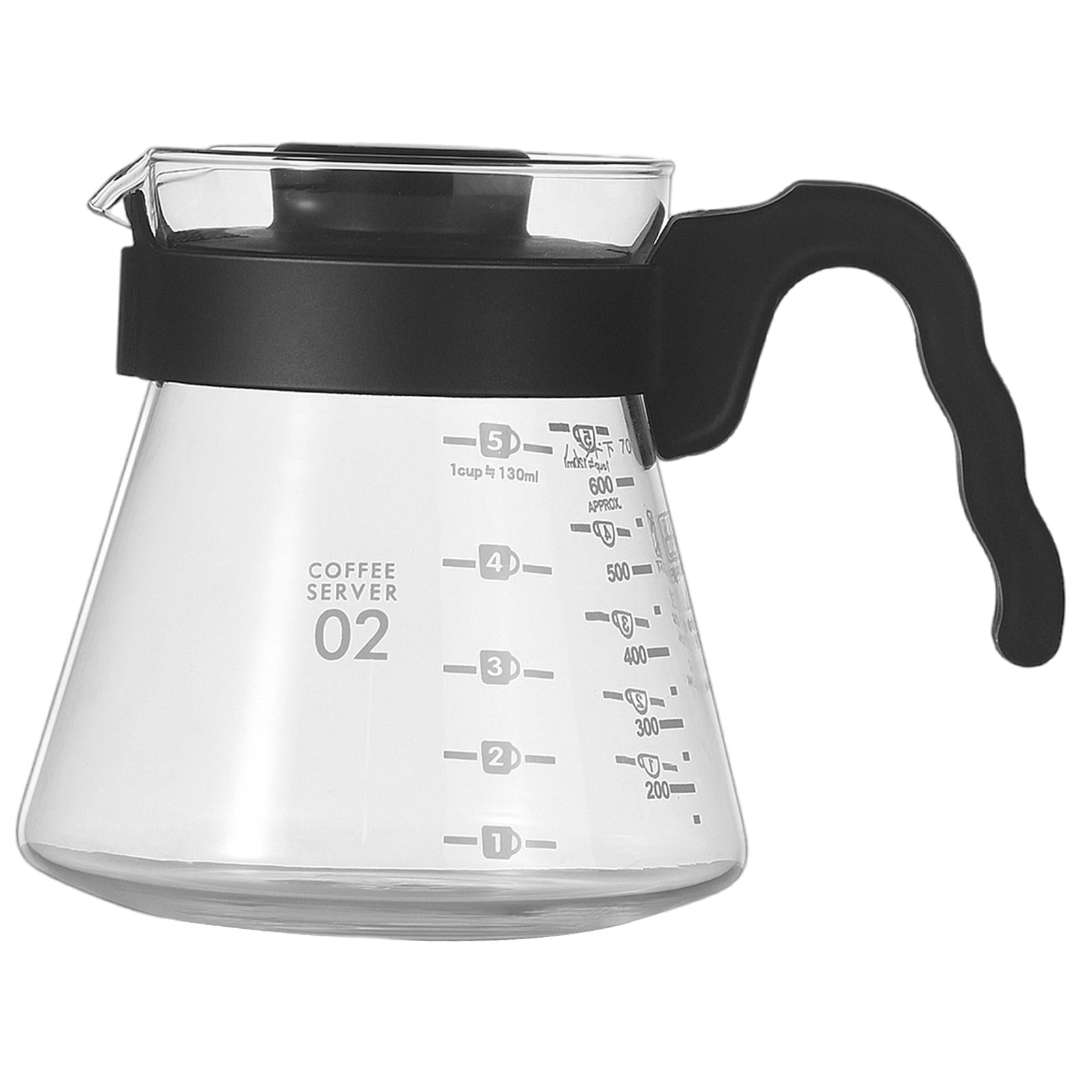 Bothyi - Servidor De Café Utensilios De Café Jarra Filtros De Café Hervidor Para Café 600ml