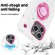 thumbnail image 5 of Funda KCJ iPhone 15 Pro 6,1" con soporte de anillo giratorio, 5 of 8