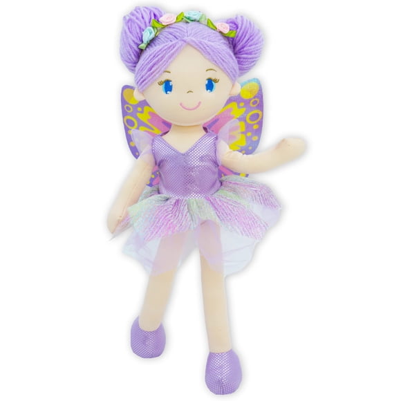 Muñeca de peluche June Garden Enchanted Yaritza de 16 pulgadas