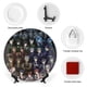 thumbnail image 3 of Twisted Wonderland Plato decorativo de porcelana fina (bone china), plato decorativo de cerámica para hogar, oficina, soporte de pared, platos decorativos para dormitorio - 6 pulgadas (15 cm), 3 of 6
