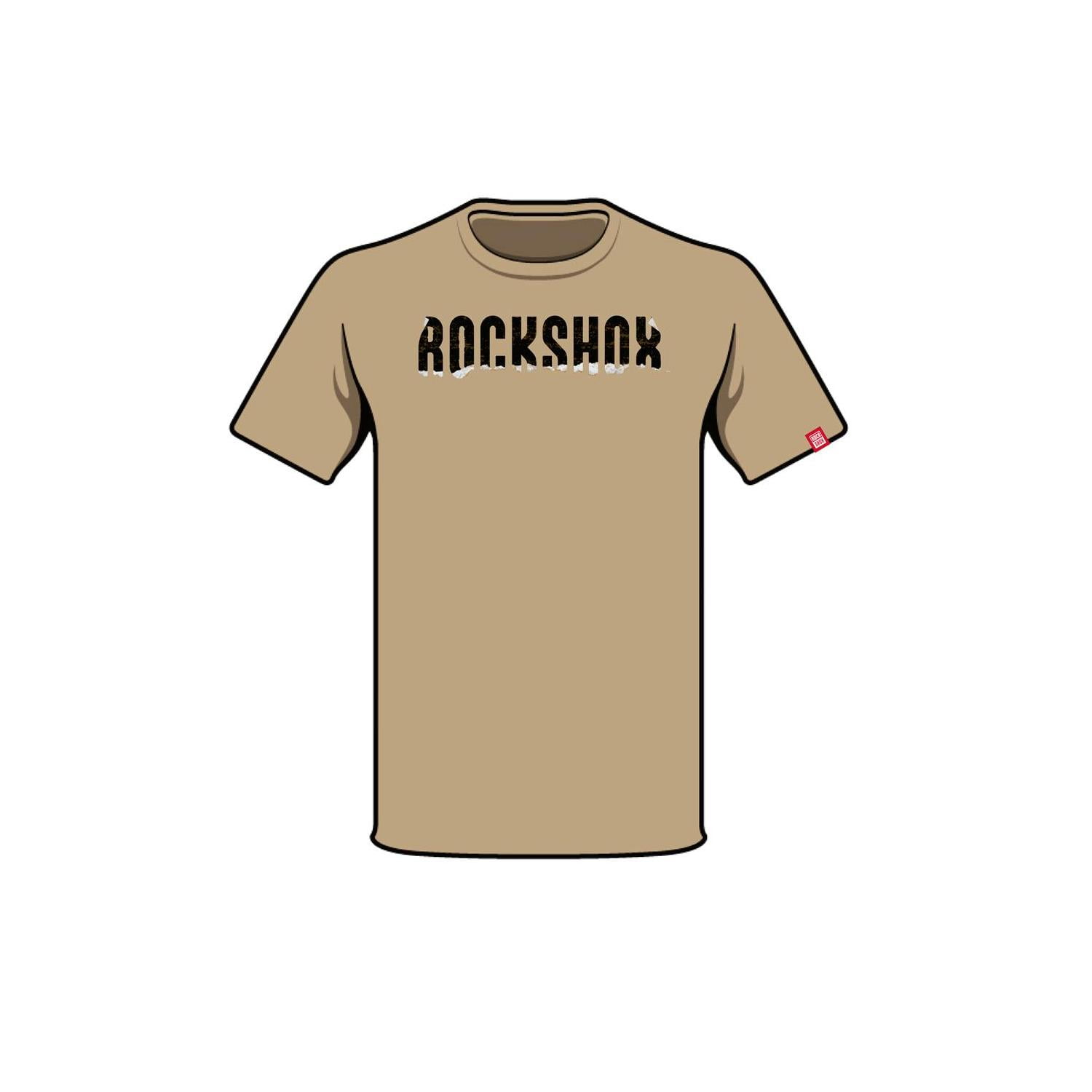 Polera Rockshox Manga Corta R2210 Café