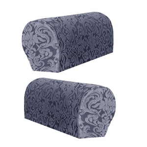 Magideal - Fundas Elásticas Para Reposabrazos, Fundas Para Sillón De Sofá Jacquard, Cómodas, Extraíbles Para Sofá Reclinable, Más Flexibles, Lavables A Máquina, Gris