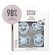 thumbnail image 1 of Colección Prueba de Chupetes Bibs – Pack de 4 sin BPA (0‑6 meses), 1 of 7
