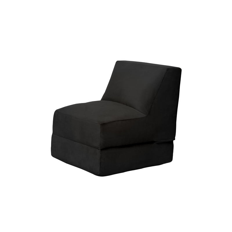 Sofa Cama Bari Tela Velvet Negro