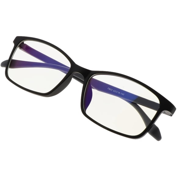 Monturas De Gafas Ultraligeras Gafas Bloqueadoras De Luz Azul Unisex Negro Brillante