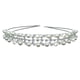 thumbnail image 3 of Rhinestone Nupcial Tiara Corona Diadema Tocado Para Novia Mujer Flor Niña Doble Capa, 3 of 5
