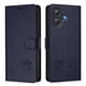 thumbnail image 2 of Funda tipo cartera FOXDOCK para Ulefone Note 21 con soporte, ranuras, RFID, diseño de gato, 2 of 5