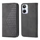 thumbnail image 2 of Funda Flip FOXDOCK para Realme 10 4G , Estilo Billetera con Diseño Rombo, Correa de Mano y Soporte, Uso Diario, 2 of 6