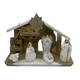 thumbnail image 2 of Pesebre Nacimiento Navideño Madera 22x8x16 cm Blanco Navidad 2025, 2 of 5