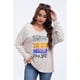thumbnail image 2 of Blusa Polera Mujer Algodon Manga Larga Oversize Diseños 3306, 2 of 3
