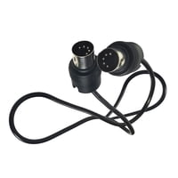 Magideal - Cable De Extensión De Audio Cable Midi Convertidor De Órgano Sintetizador Tarjeta De Sonido Línea Musical De Ángulo Recto Doble Uso Midi A 1M