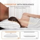 thumbnail image 2 of Juego de 2 almohadas SweetNight Queen Size para hotel de lujo, 2 of 7