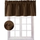 thumbnail image 1 of Valance cortinas oscurecimiento Valances de bolsillo de varilla sólida para sala de estar y dormitorio, 45 * 145cm marrón, 1 panel, 1 of 3