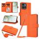 thumbnail image 1 of Funda Cartera para Motorola Edge 50 5G con Bolsillo para Billetes, Naranja, 1 of 6