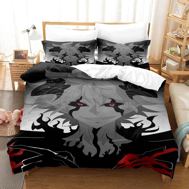 Anime Black Clover Bedding Set Single Twin Full Size Bed Set Adult Kid Bedroom Duvet cover Sets Home Textile Bed Sheets