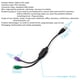 thumbnail image 5 of Cable adaptador DaFurui PS/2 hembra a USB macho para teclado de PC, 5 of 9