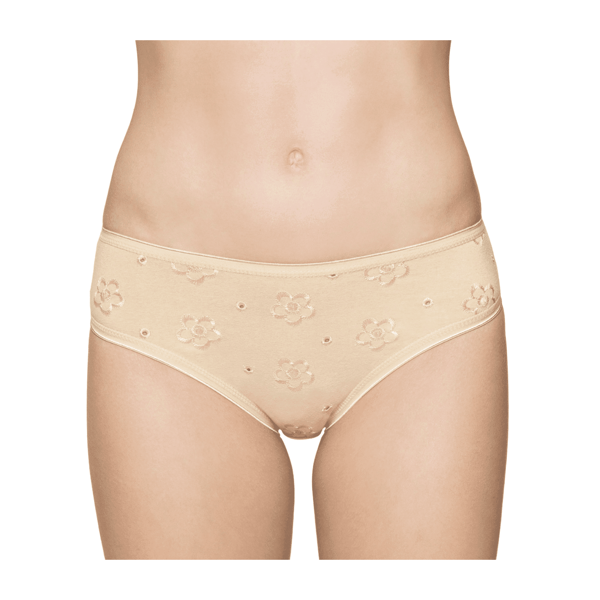 Lady Genny - Bikini Cotton Spandex Bordado