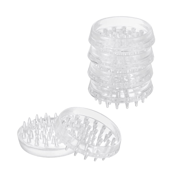 Uxcell Protectores de Alfombra Tazas con Puntas para Ruedas Tazas de Muebles con Puntas para Mesas Sofás Sillas 1.89" 8 Piezas