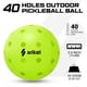 thumbnail image 3 of Pelotas de pickleball Srikel USAPA aprobadas XS-40 (paquete de 4), 3 of 9