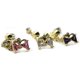 thumbnail image 4 of 1 piercing para ombligo con forma de lazo y diamante brillante (blanco), 4 of 6