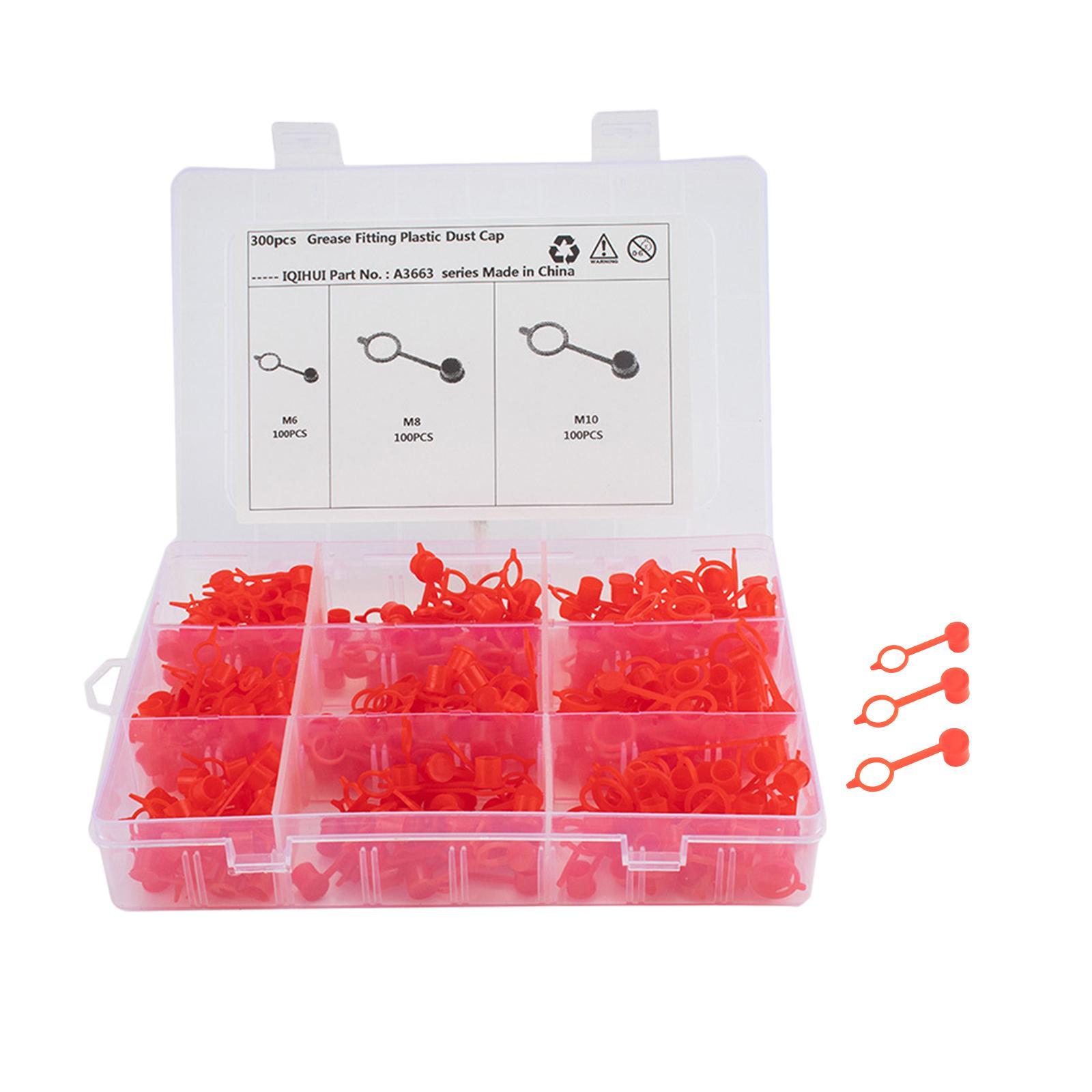 Ioensy - 300X Tapas De Engrase M6 M8 M10 Tapas De Engrase Prácticas Para Engrase Zerk