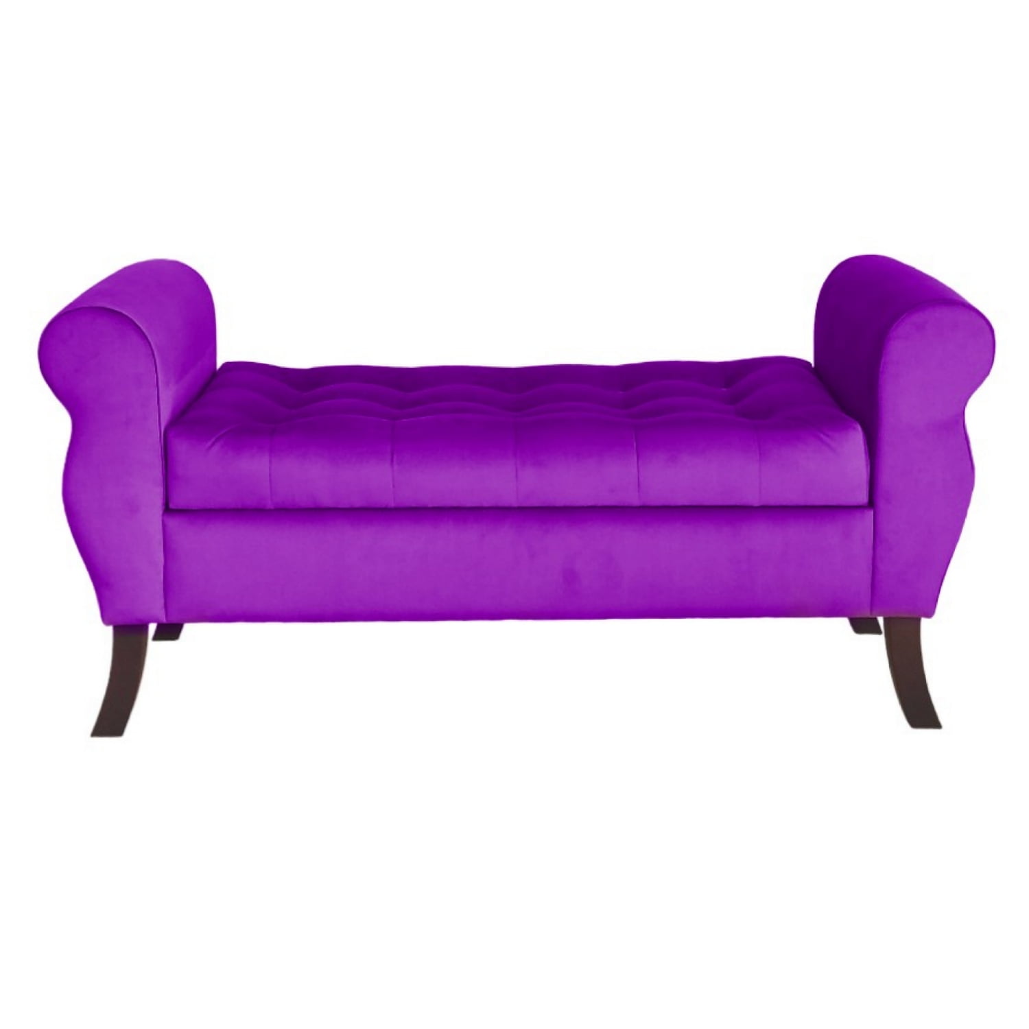 Tapiceria Moderna - Banqueta Baul Diva Color Morado