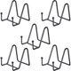 thumbnail image 1 of IBosins 5Pack 3Inch Small Plate Display Stands Black Metal, 1 of 3