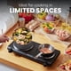 thumbnail image 5 of Quemador doble de hierro fundido para encimera Elite Gourmet EDB-302BF, 5 of 7