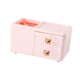 thumbnail image 4 of Bonito organizador de escritorio, soporte para brochas de maquillaje con cajón, bricolaje, decoración del hogar, portalápices, papelería, carrito para oso rosa, 4 of 5