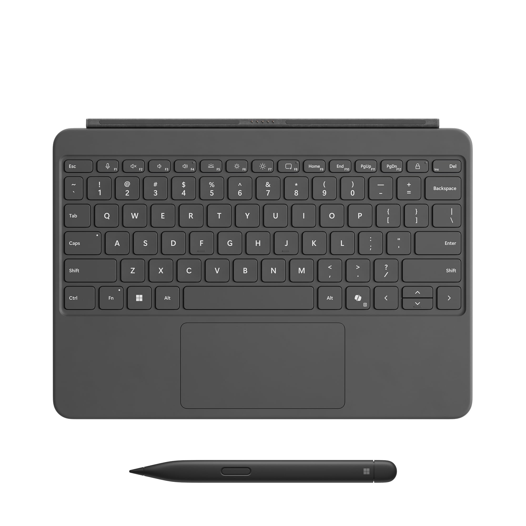 Paquete De Teclado Y Bolígrafo Delgado 2 Para Microsoft Surface Pro 12