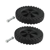 Ioensy - 2 Ruedas Para Compresor De Aire, Color Negro, Fáciles De Instalar Y Silenciosas