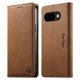 thumbnail image 1 of Funda Billetera de Cuero para [Google Pixel 9a], Bloqueo RFID, Tarjetas y Soporte Marrón, 1 of 5
