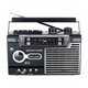 thumbnail image 1 of Radio Cassette Bluetooth AUX USB FM AM SW Vintage Record, 1 of 2