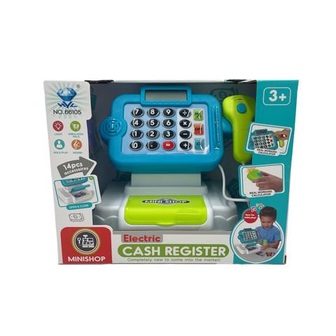 Caja Registradora Con Luces Y Sonidos 14Pcs Magnetics