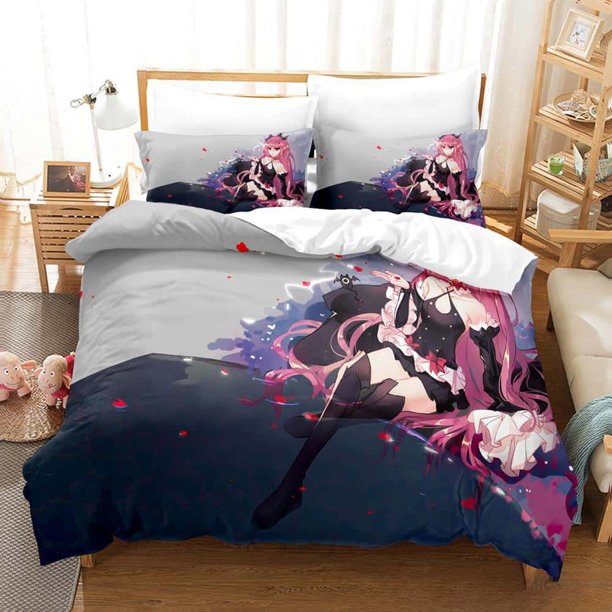 Anime Seraph of the end Bedding Set Single Twin Full Size Bed Set Adult Kid Bedroom Duvet Cover Sets Home Textiles Bed Sheets
