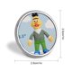 thumbnail image 2 of Bert (2)-Theme Round Button Badge: Premium Metal Construction, Ideal for High-End Events 2.8 cm, 2 of 6