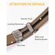 thumbnail image 3 of Cinturón De Piel Con Trinquete Para Hombre 3 5 Cm De Ancho Ajustable, 3 of 8