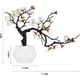 thumbnail image 5 of Flores artificiales de seda de ciruelo brillantes, 1 paquete, con jarrón de cerámica, arreglo de plantas falsas en maceta para el hogar, boda, oficina, bricolaje, sala de estar, fiesta, jardín, decora, 5 of 8