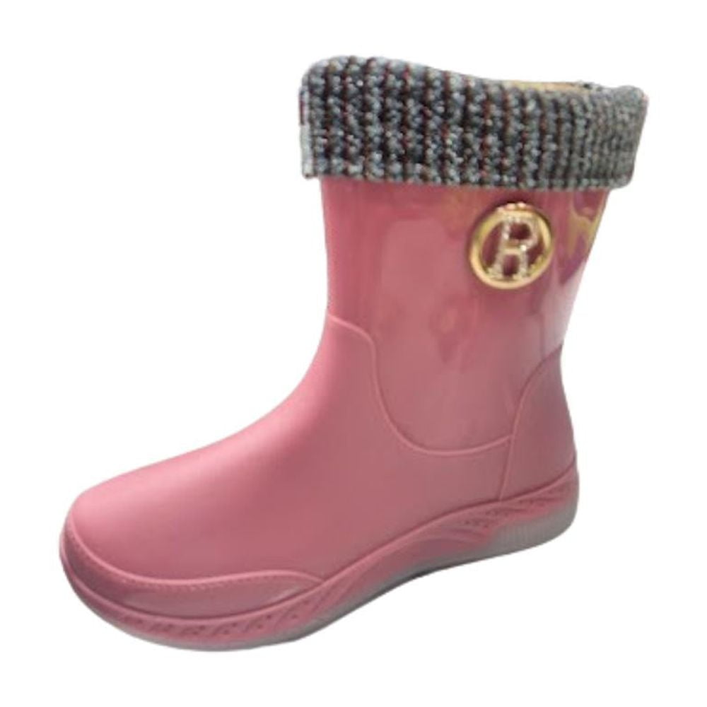 Vinnys Outlet - Bota De Agua Lluvia Mujer Lila