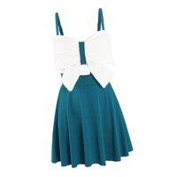 Magideal - Traje De Baño Para Mujer Traje De Baño Monokini Traje De Baño Bikini Sin Mangas Vestido Con Cuello En V Profundo Traje De Baño Para Fiesta De Viaje L