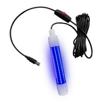 Magideal - Luz De Pesca Submarina De 5 V, Luz De Búsqueda De Peces Sumergible Para Barco En Hielo Luz Azul