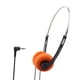 thumbnail image 1 of Auriculares de alambre de acero para fotografía, multiusos, suaves, prácticos, resistentes, pequeños, para caminar, ir al avión, gimnasio, correr, niñ Naranja, 1 of 5