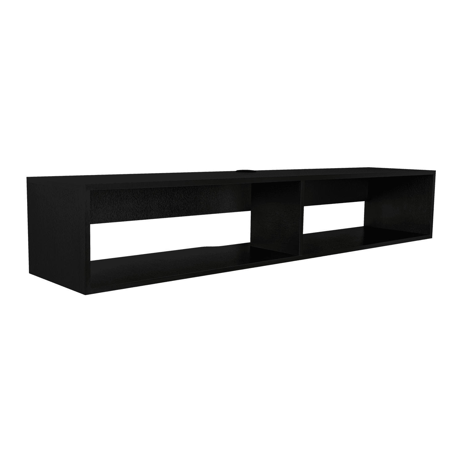 Fmfurniture - Repisa Flotente Tv 65" Negro